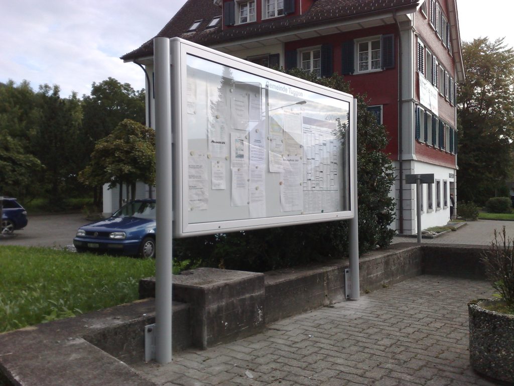 schaukasten für gemeinden und verwaltungen