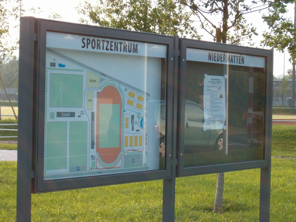 schaukasten für vereine